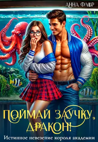 Обложка книги Поймай заучку, дракон! Истинное невезение короля академии