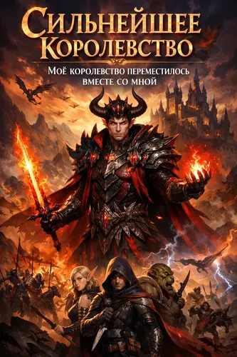 Обложка книги Сильнейшее королевство: Моё королевство переместилось вместе со мной