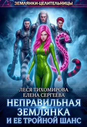 Обложка книги Неправильная землянка и ее тройной шанс