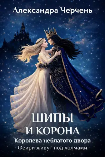 Фейри живут под холмами. Шипы и корона. Королева неблагого двора - обложка